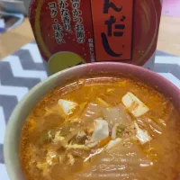 Snapdishの料理写真:キムチ味噌スープ|yuriさん