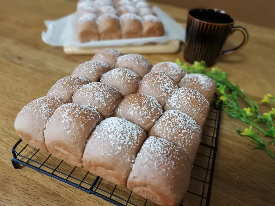 チョコ入りココアちぎりパン|ちゃこさん