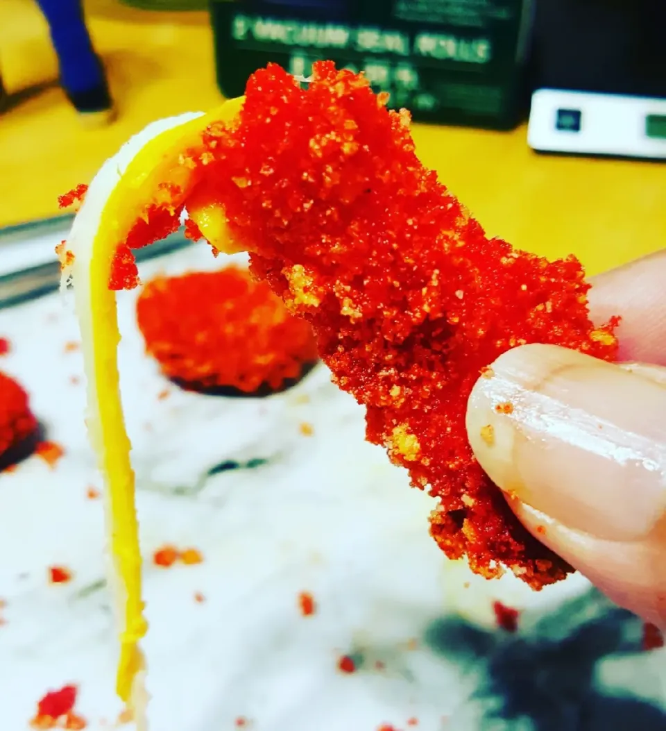 Hot Cheetos cheese stick|Tonyさん