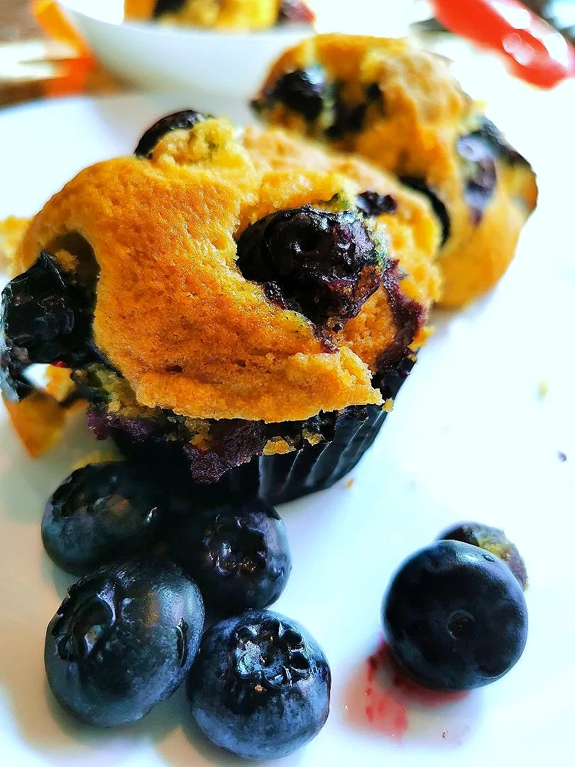 Snapdishの料理写真:Blueberry​ Muffin🥰|👑Rawi🍁Riw👑さん