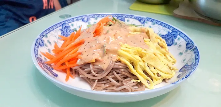 my lunch buckwheat noodle|Tari Kitchenさん