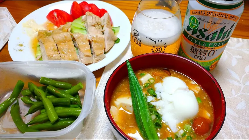 8/8の夕食
鶏チャーシューで家飲み✨🍻🎶|卯月さん