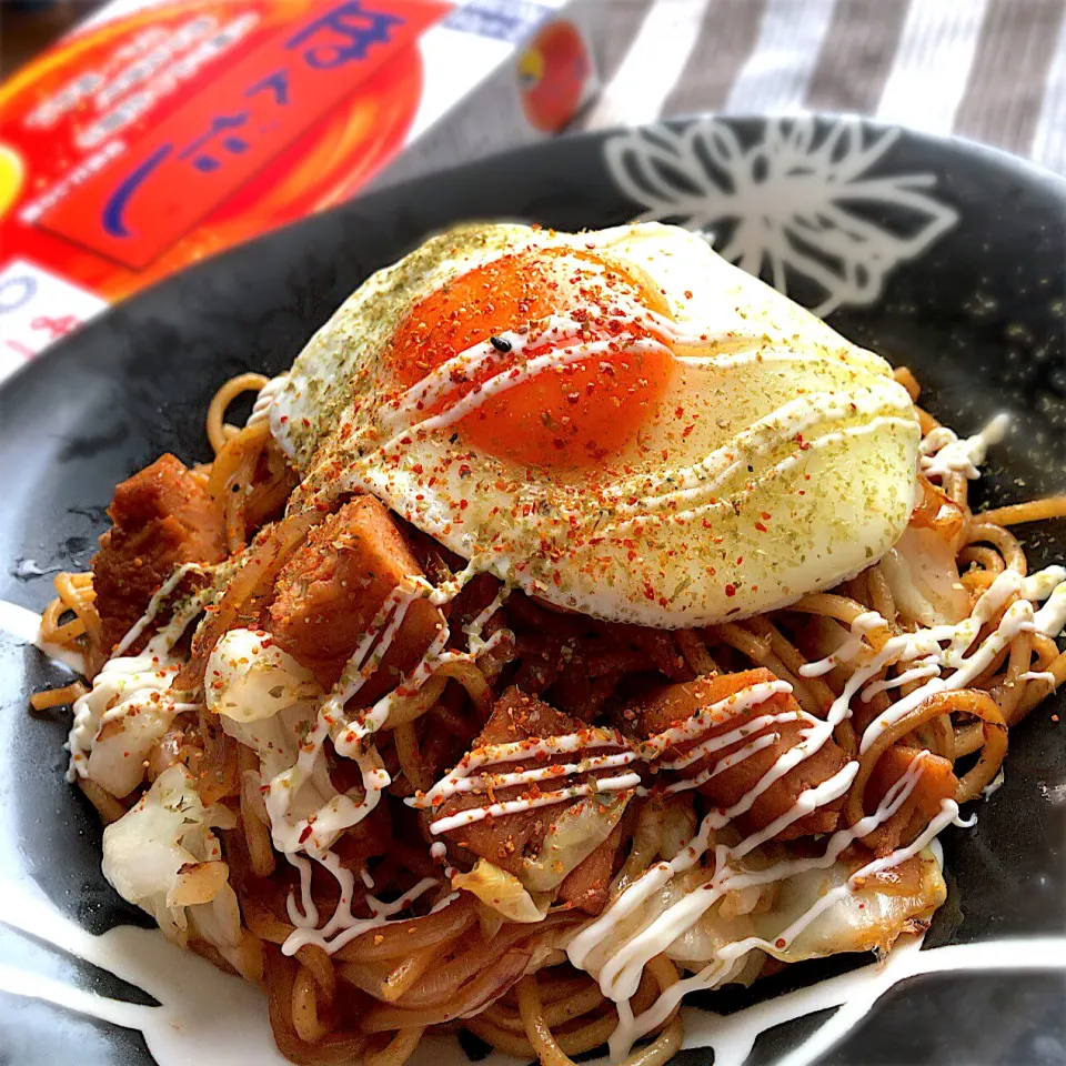 スパム入り🐷焼きそば☺️|ららさん