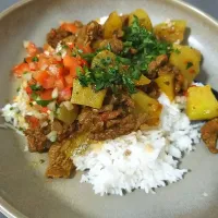 " Chayote stew/ Beef with chutney|Cuisine Jolyさん