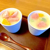 Snapdishの料理写真:カルピスシャーベット|はこさん