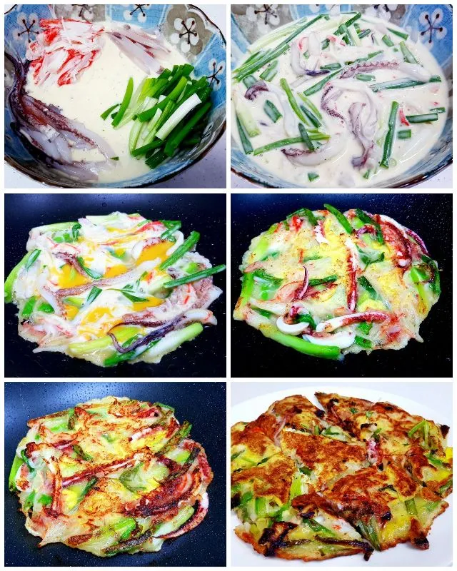 scallion pancake with squid|steven z.y.さん