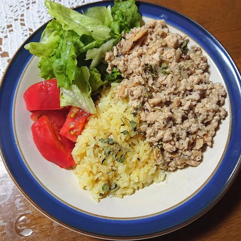 鶏もも挽き肉とアサリのキーマカレー|さとぽんさん