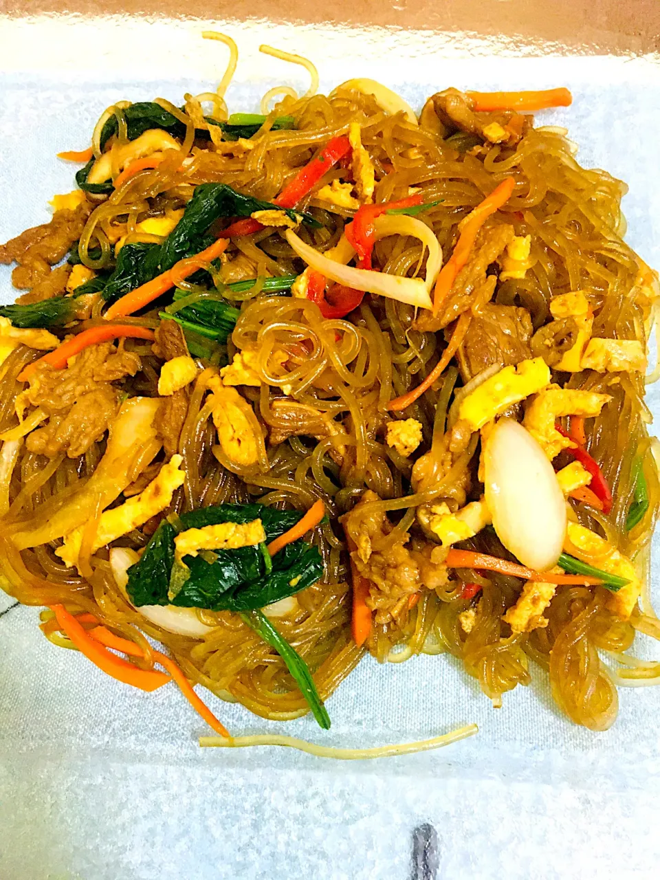 JAPCHAE (KOREAN NOODLE STIR-FRY)|MJ🇵🇭🇯🇵さん