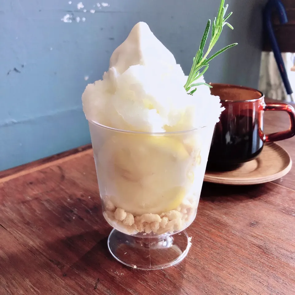 カレーの後の「レモンパフェ🍋」とコーヒー☕️|Happy suzumeさん