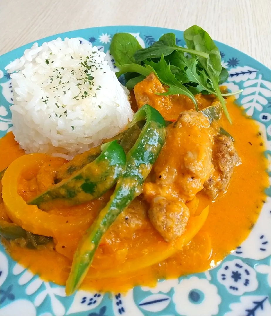 ☆今日のお昼ごはん☆　ココナッツミルクカレー|hamamaさん