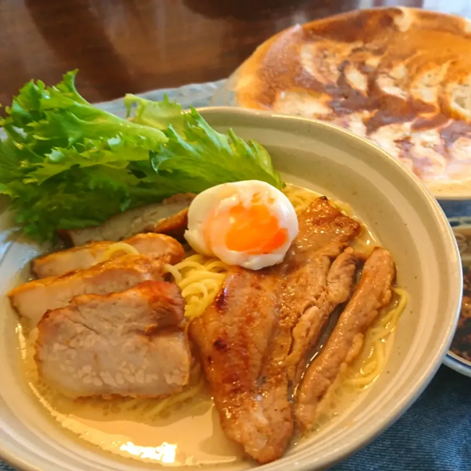 ラーメン餃子(*^^*)|しーPaPaさん