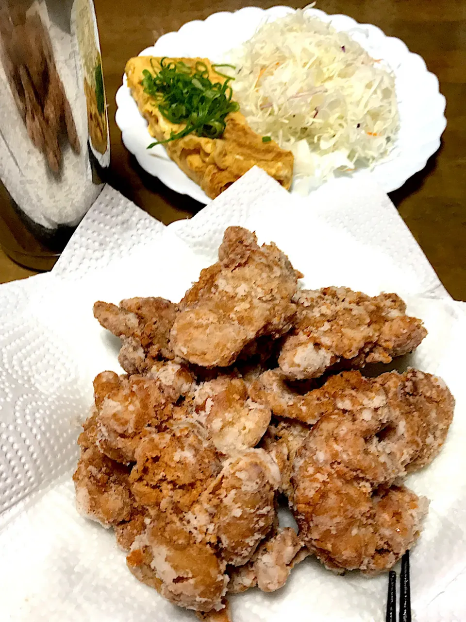 竜田揚げ、玉子焼き💖|Norio Fukudaさん