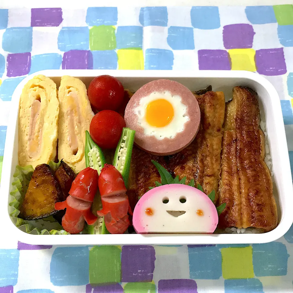 2020年8月11日　オレ弁当♪手抜きぜいたくな、うなぎ♪|クッキングおやぢさん