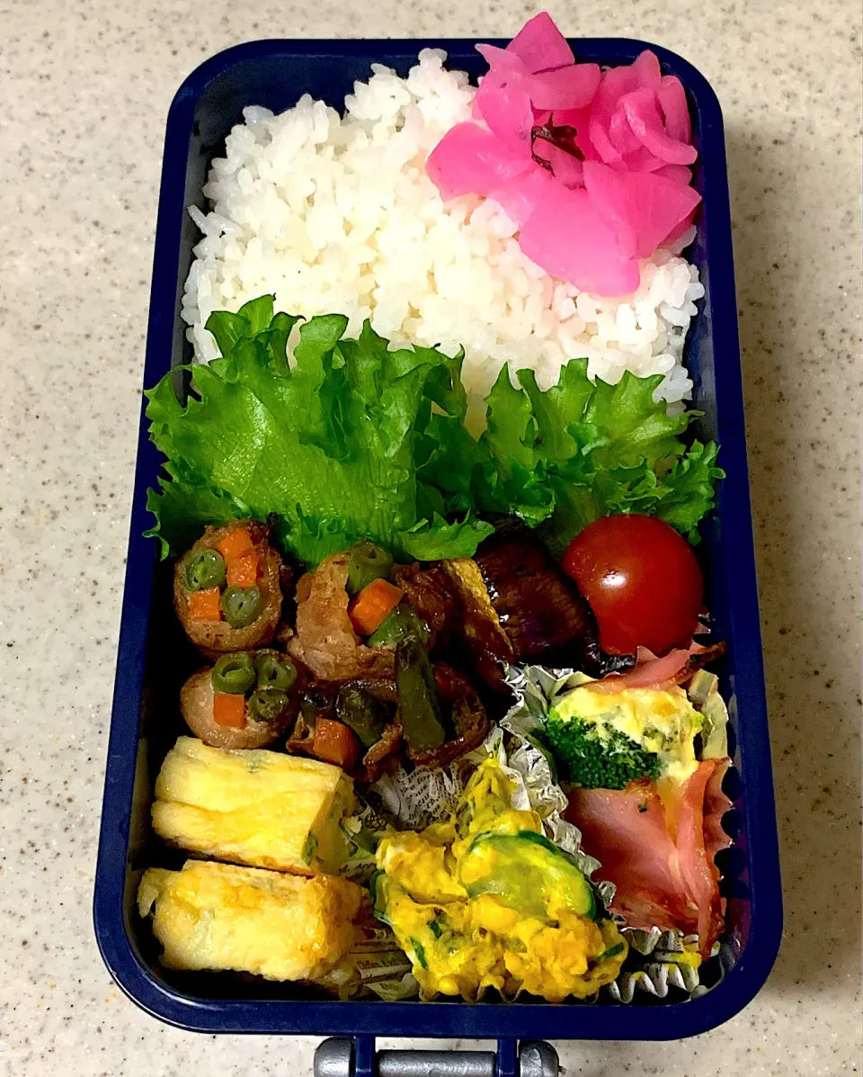 Snapdishの料理写真:野菜の豚肉巻き弁当|besさん