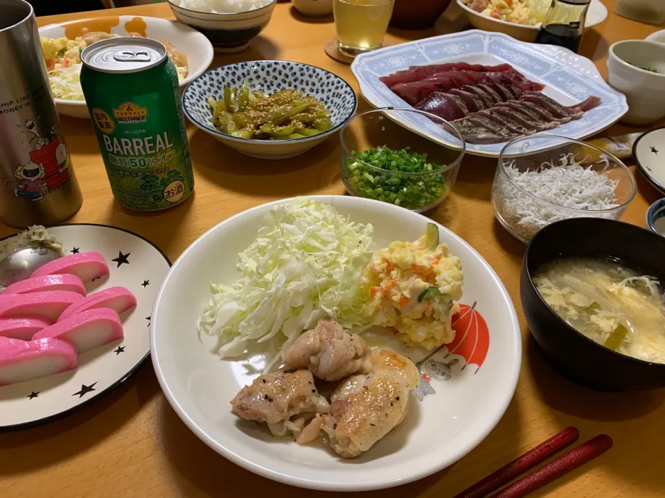 Snapdishの料理写真:昨日の夜ごはん✩.*˚2020.8.10.|kimikimiさん