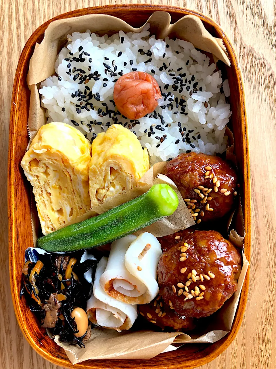 旦那さんお弁当 肉団子弁当|りえままキッチンさん