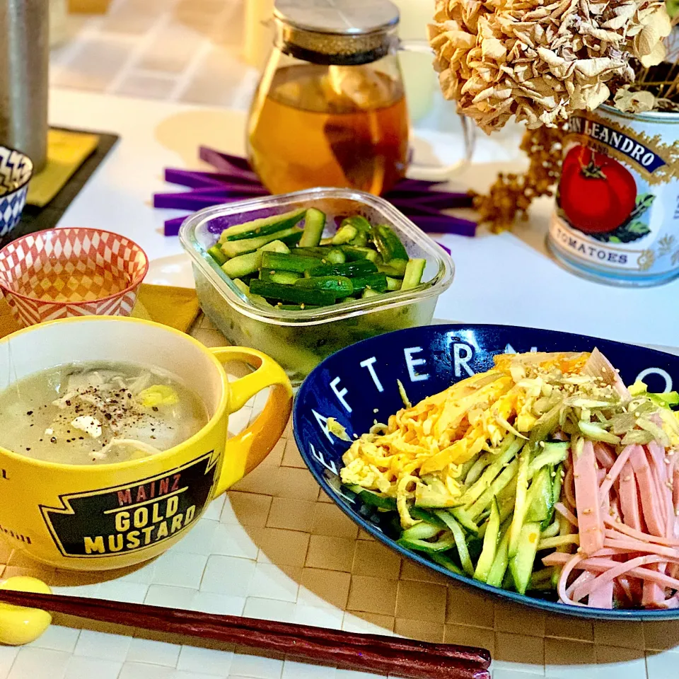 Snapdishの料理写真:旦那の冷やし中華|Yoco⋆︎*さん