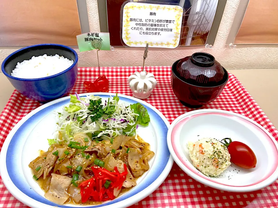 豚肉のネギ塩焼きセット|nyama1さん