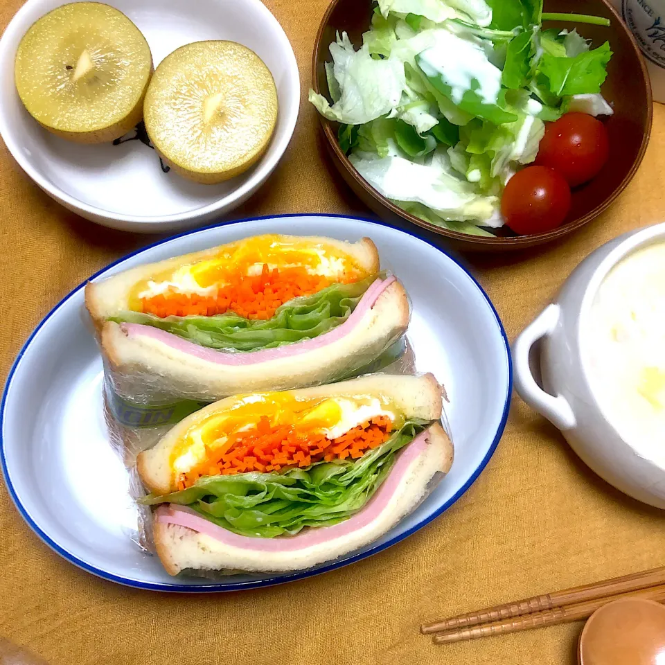 リベンジ サンドウィッチランチ🥪|かおさん