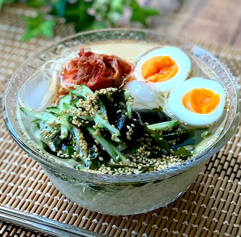 오이미역냉국を 冷麺風に🇰🇷|あゆさん