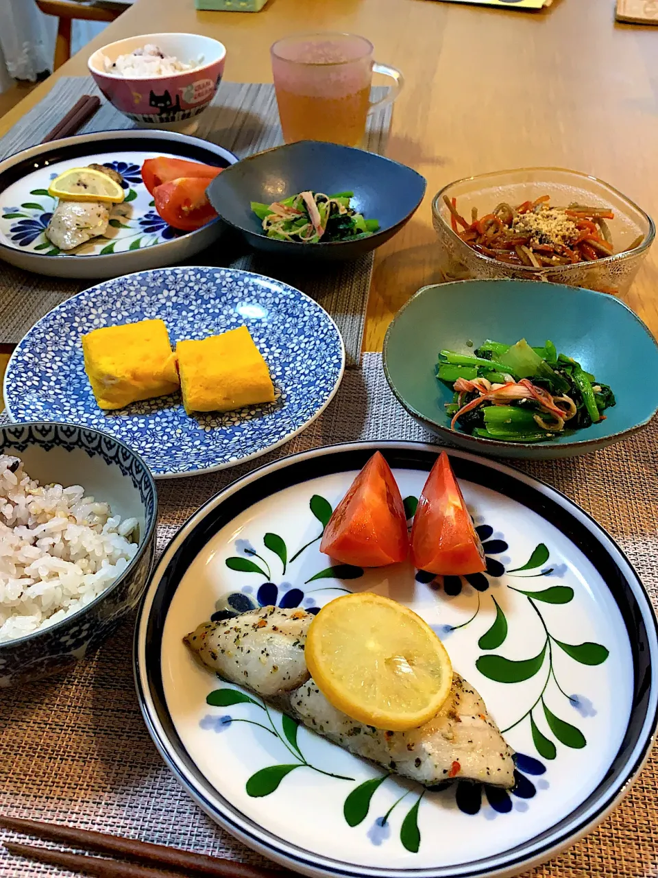 さわらのバジルオイル焼きで晩御飯|Mikaさん