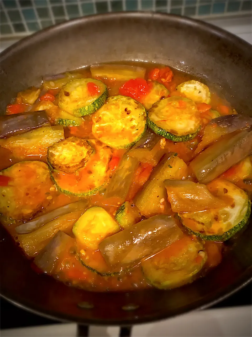 ズッキーニと茄子のトマト炒め煮🍅🍆🥒|ch＊K*∀o(^^*)♪さん