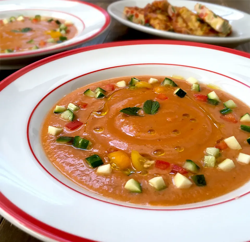 辻仁成さんのパリ・スープ🥄Gazpacho セビリアのガスパチョ🇪🇸#おうちで旅行|七海さん