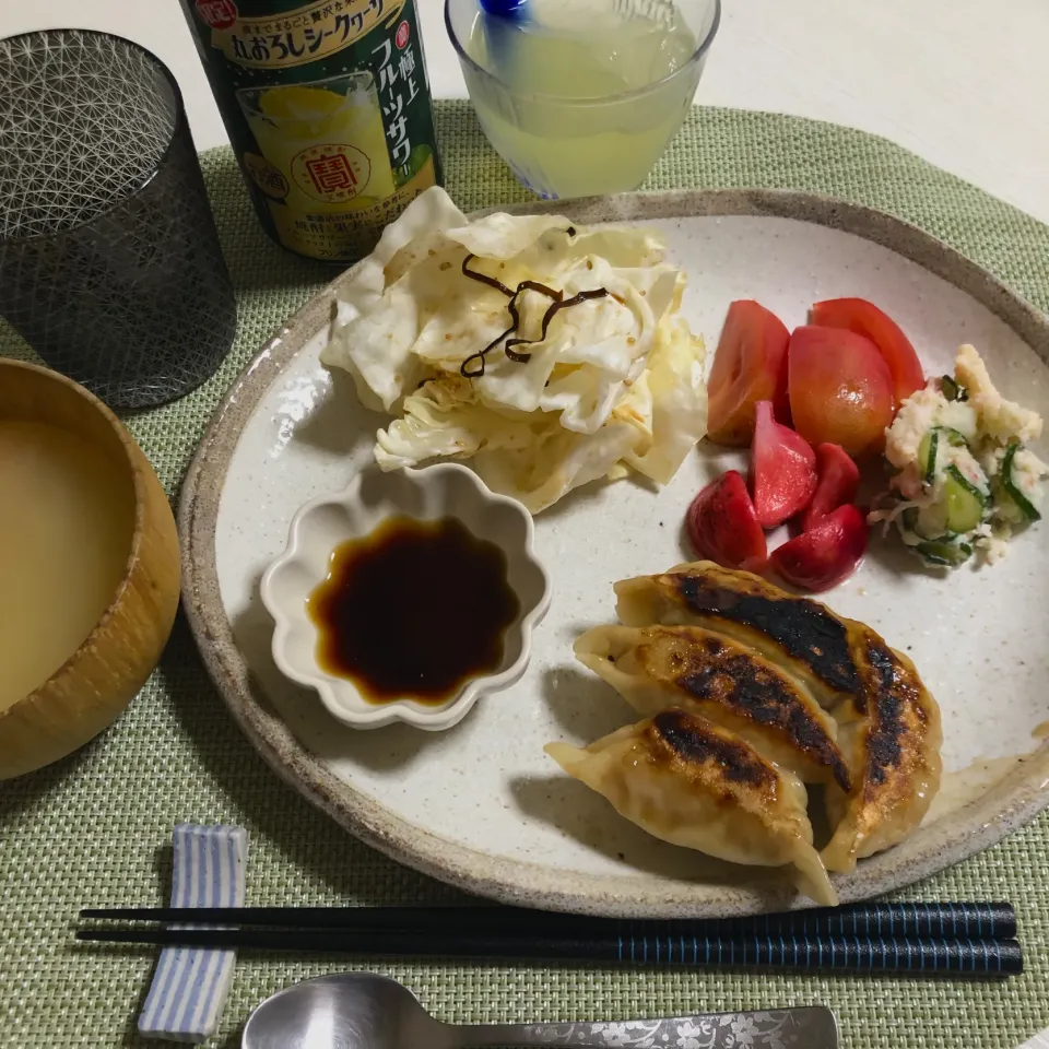 8/11晩ご飯：餃子|ななみんさん