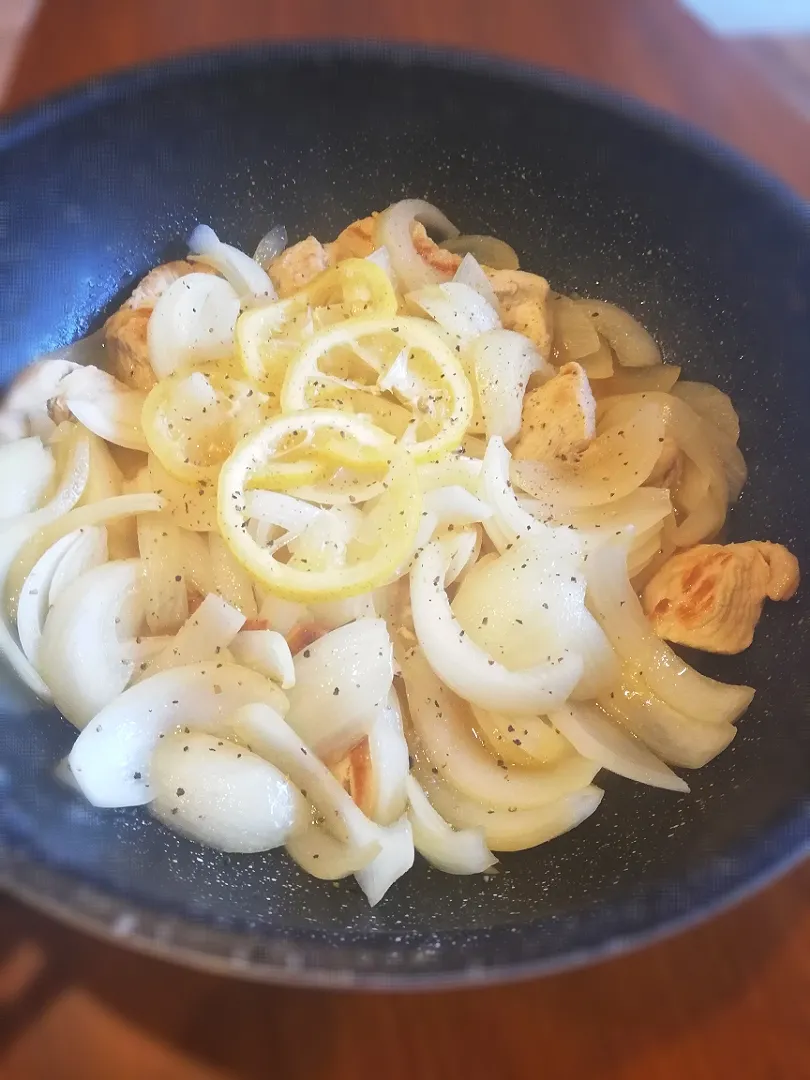 鶏肉のレモン煮|ちぇりさん