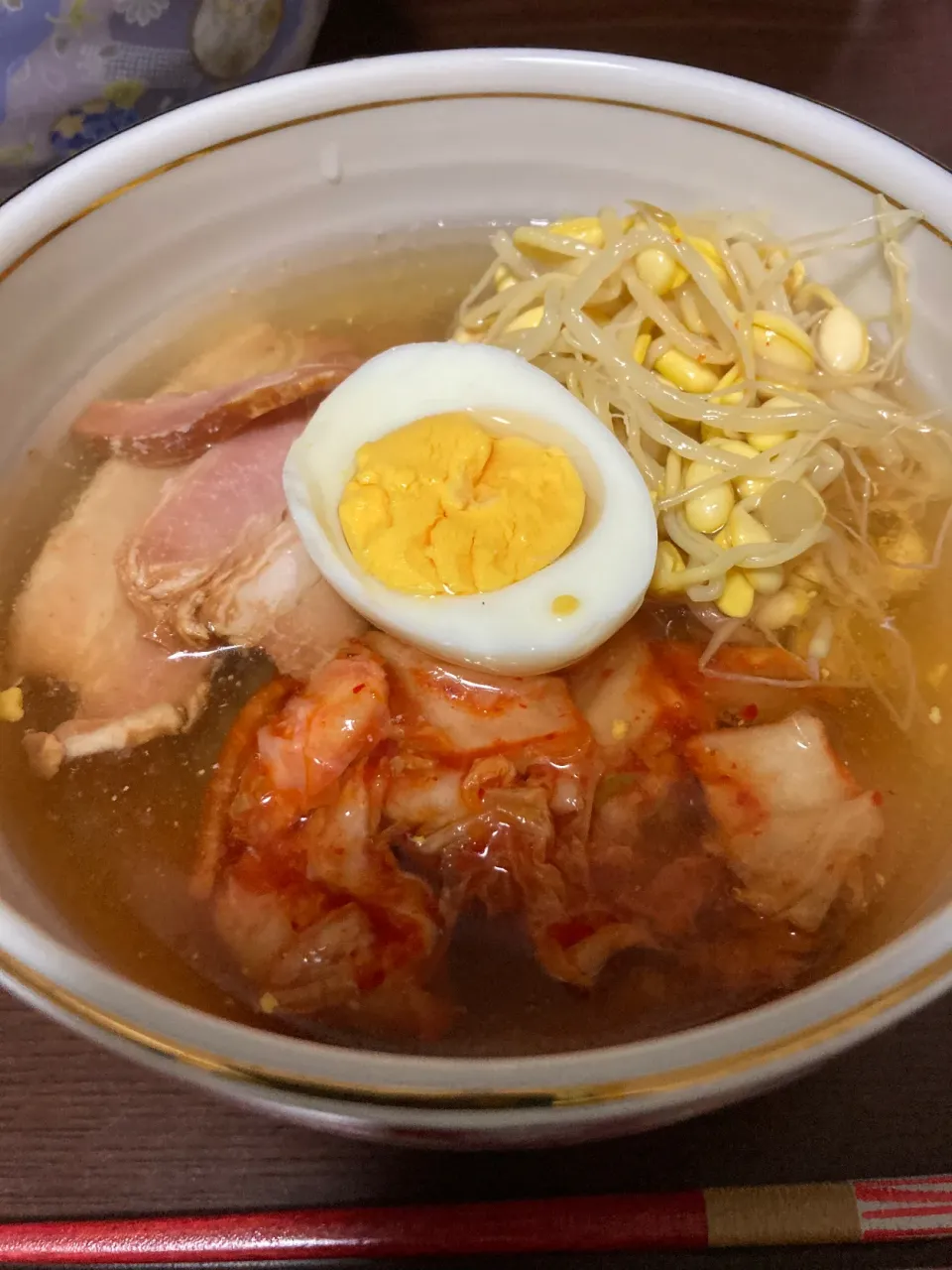 8月11日晩ご飯。きゅうり忘れた冷麺。|あやさん