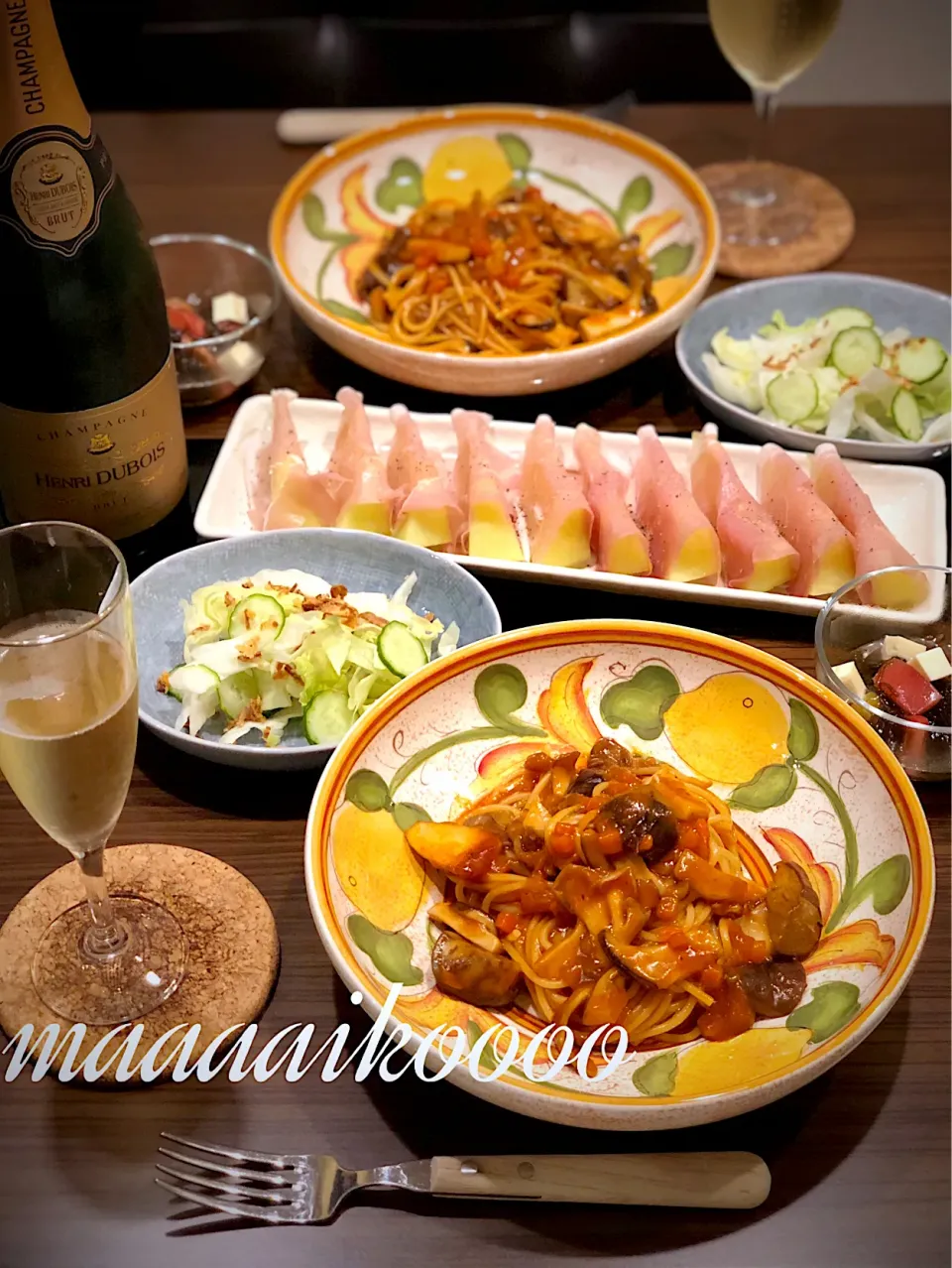 Snapdishの料理写真:いただき物のメロン🍈で❤🥂️🍾😍|マイコさん