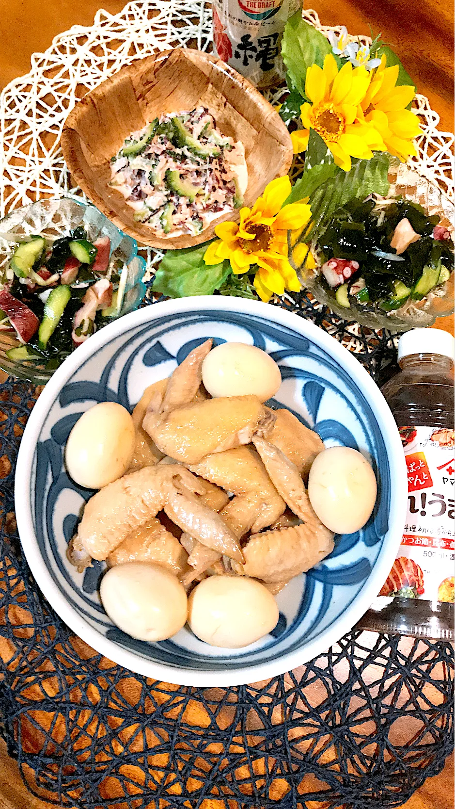 Snapdishの料理写真:🌼鳥手羽元と玉子のうまうま煮🌼|🌼はなちゃん🌼さん