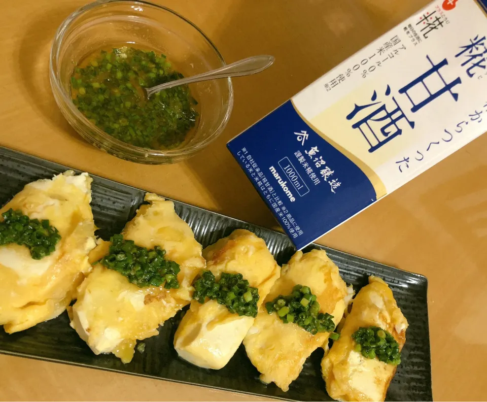 Snapdishの料理写真:豆腐のピカタ〜ねぎだれソース〜|sana.ayaさん