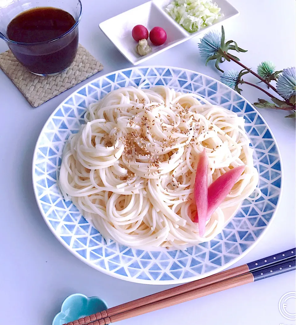 故郷《五島うどん》で朝ごはん−自家製麺つゆで−|ちゃべさん