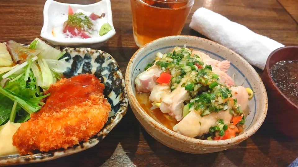 蒸し鶏香味野菜柚子胡椒風味|Gauche Suzukiさん