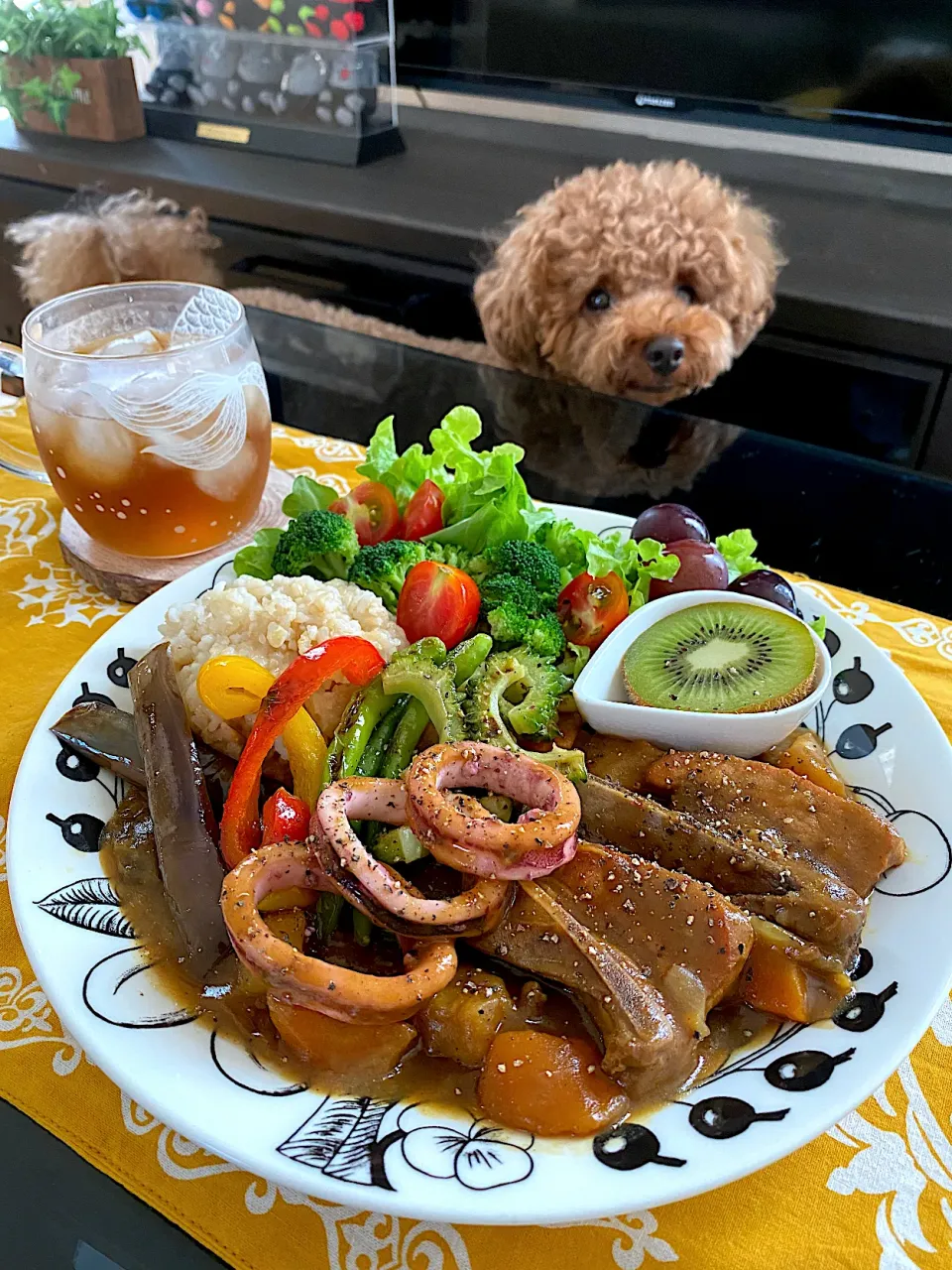 Snapdishの料理写真:てんこ盛り夏カレー🙌|ゆかりさん