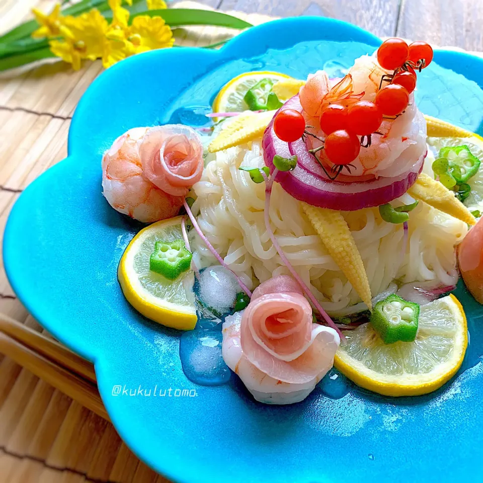 レモンでさっぱり冷麺|kukulutomo ❁𓎪 ⡱𓎩‎𐩢𐩺𓎪 ⡱さん