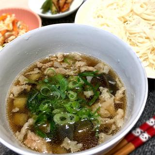 お茄子と豚バラ肉のあったかそうめん ぱんださん Snapdish スナップディッシュ Id Cuoe8a