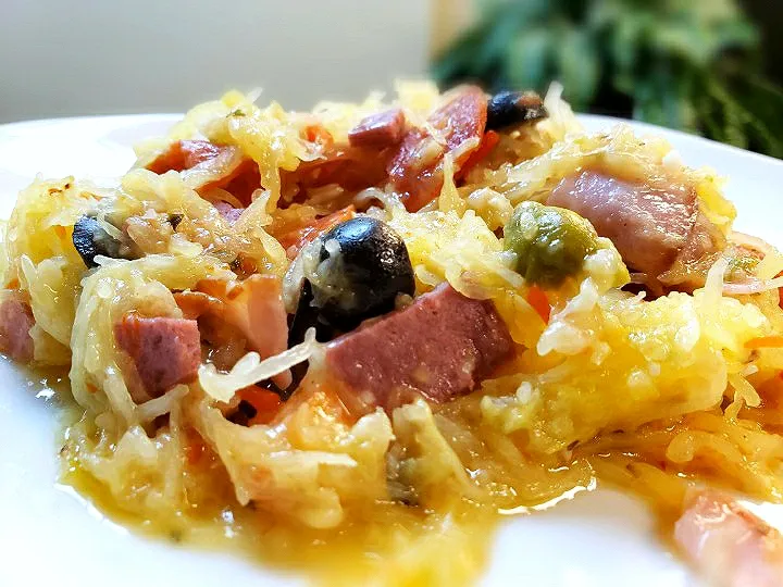 Keto Spaghetti Squash Muffuletta Bowl
5 Net Carbs|Jesse Smithさん