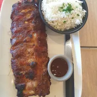 Grill pork ribs and rice|Allison presherieさん