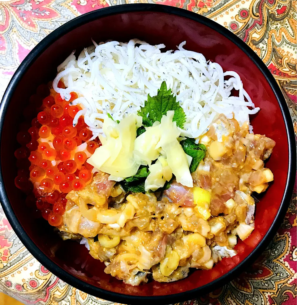 鯵のなめろう海鮮丼|Yukimanさん