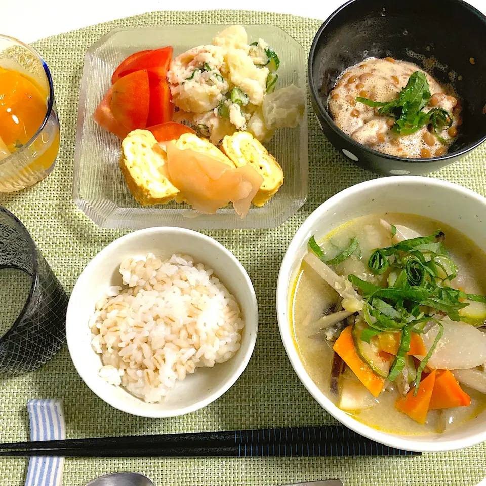 8/13晩ご飯：具沢山豚汁|ななみんさん