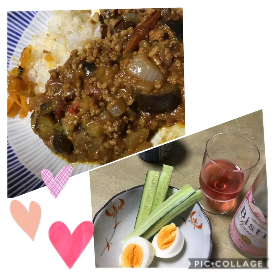 #茄子とひき肉のドライカレー|Yukikoさん