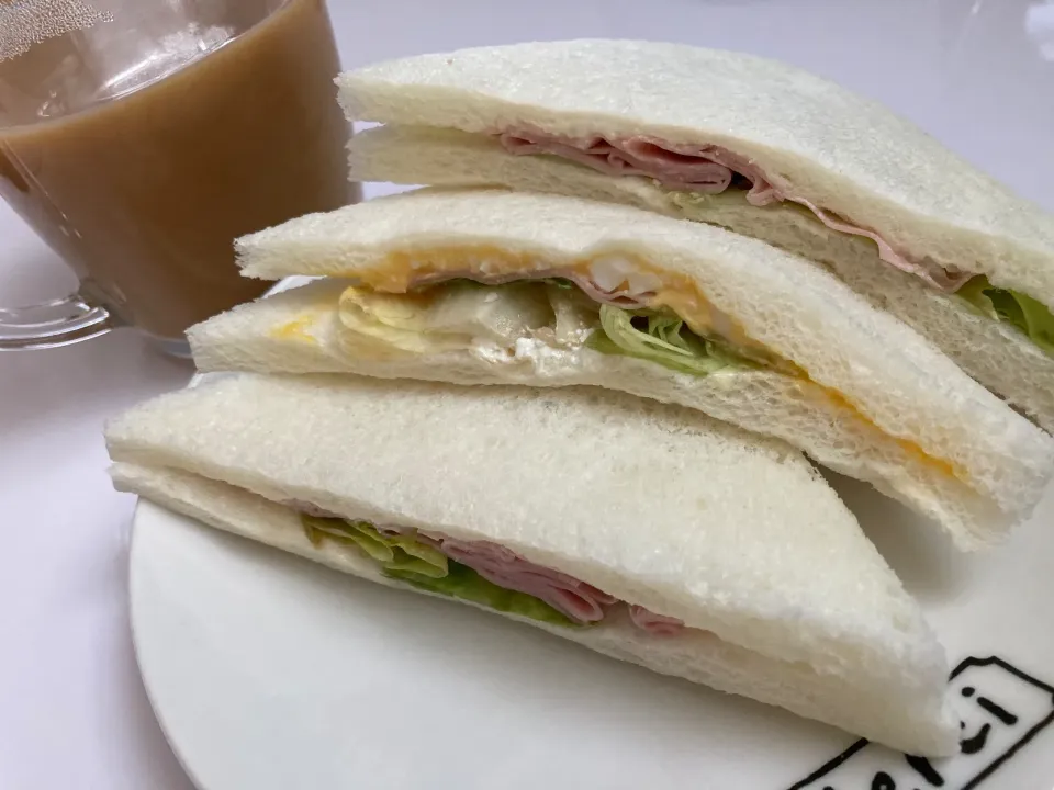 朝は、ミックスサンドウィッチ🥪|Kojiさん