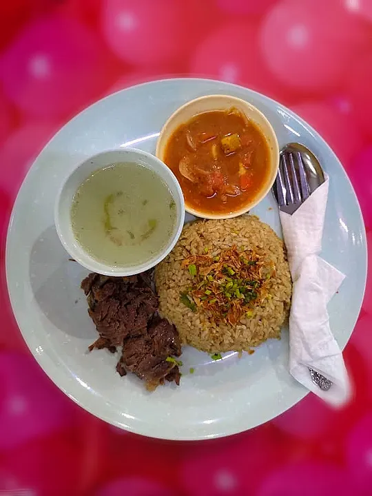 Northen Meat Rice with Sambal Asam|dhilarifatさん