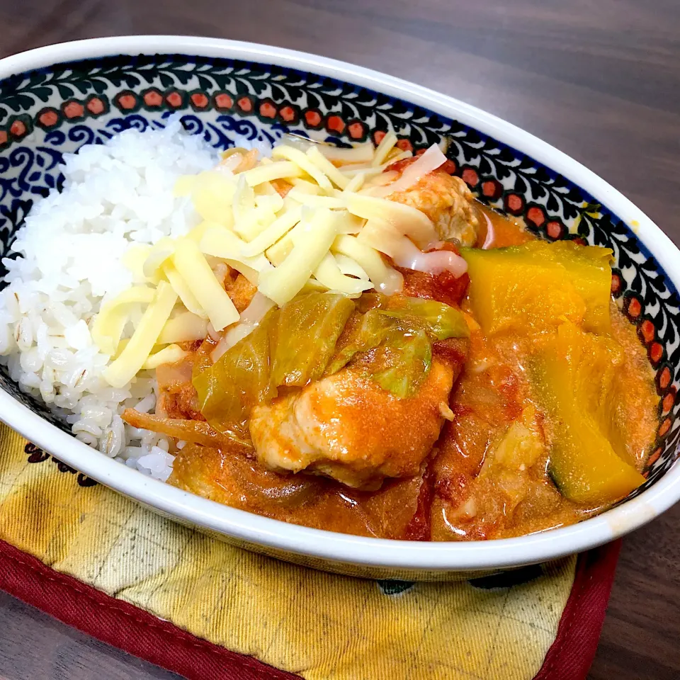 チキンと野菜のトマトクリーム煮|krchopさん