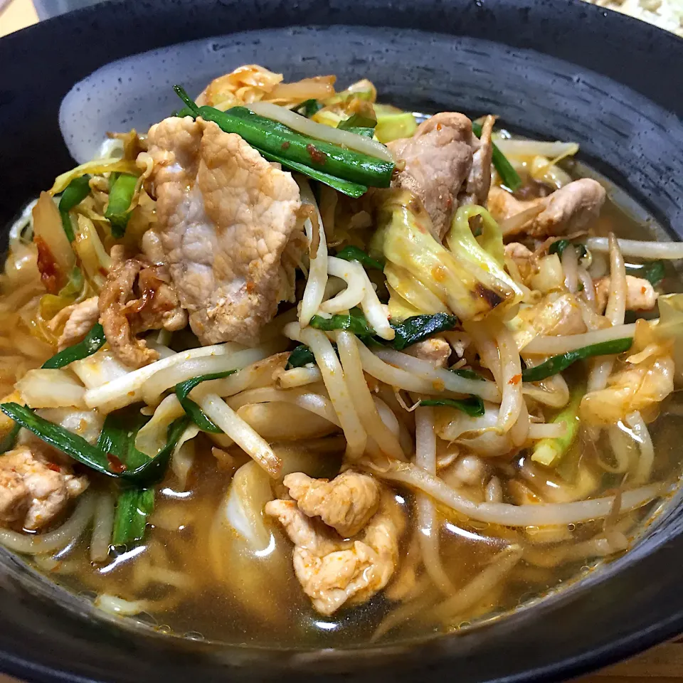 単身赴任中の男飯(スタミナラーメン)|おおもりの星さん