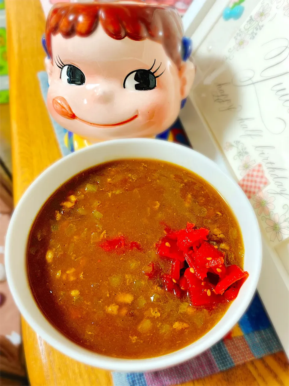 Snapdishの料理写真:暑い夏にはやっぱり♡ハバネロパウダー入り辛辣キーマカレー。|ぽき。さん