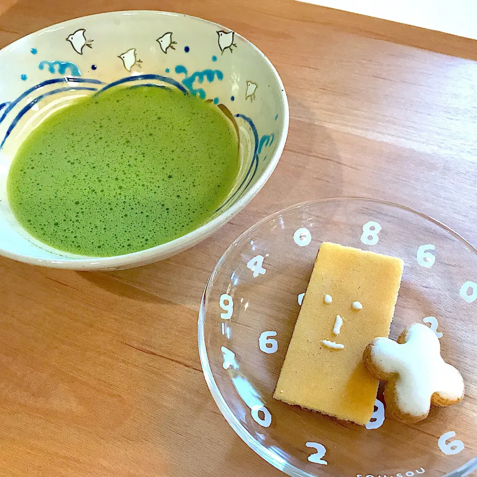 Snapdishの料理写真:薄茶とお菓子|megさん