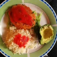 Chile Relleno 
Arroz y Aguacate|Estuardoさん